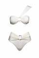 Hera White Porcelaine Sculpt Bikini Bottom