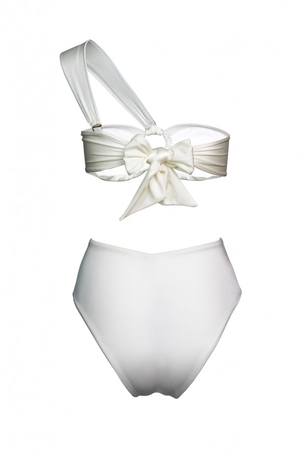 Hera White Porcelaine Bandeau Top