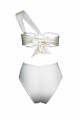 Hera White Porcelaine Bandeau Top