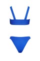Bonnie Blue Crinkle Top & Bikini Set