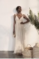 Halterneck Crepe Maxi Dress