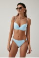 Luna Cipriani Blue Push-Up Top