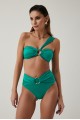 Hera Bottle Green Sculpt Bikini Bottom