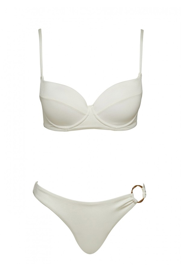 Luna  Ivory Push-Up Top