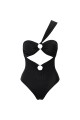 Gaia Black Bandeau Double O-Ring One Piece Gaia Black Bandeau Double O-Ring One Piece