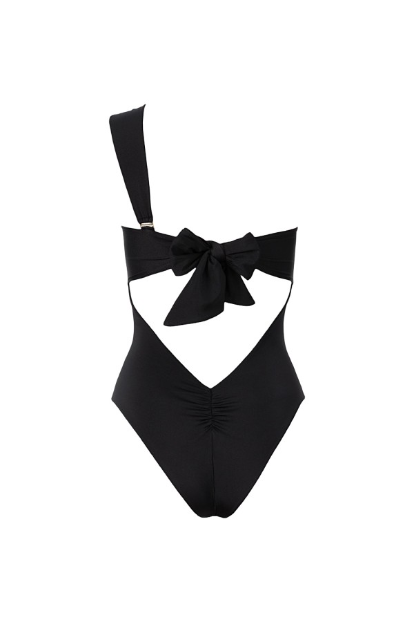 Gaia Black Bandeau Double O-Ring One Piece Gaia Black Bandeau Double O-Ring One Piece