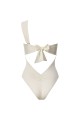 Costum De Baie Gaia Ivory O-ring Bandeau Costum De Baie Gaia Ivory O-ring Bandeau