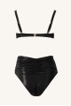 Iris Metallic Black Bikini