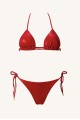 Nova Metallic Red Bikini