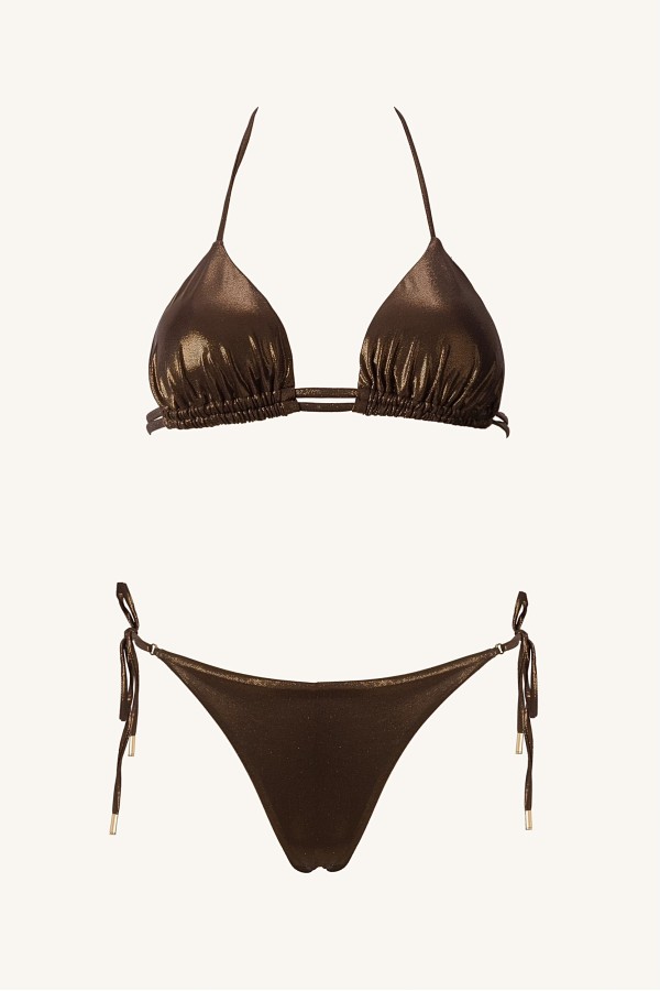 Nova Brown Shimmer Bikini