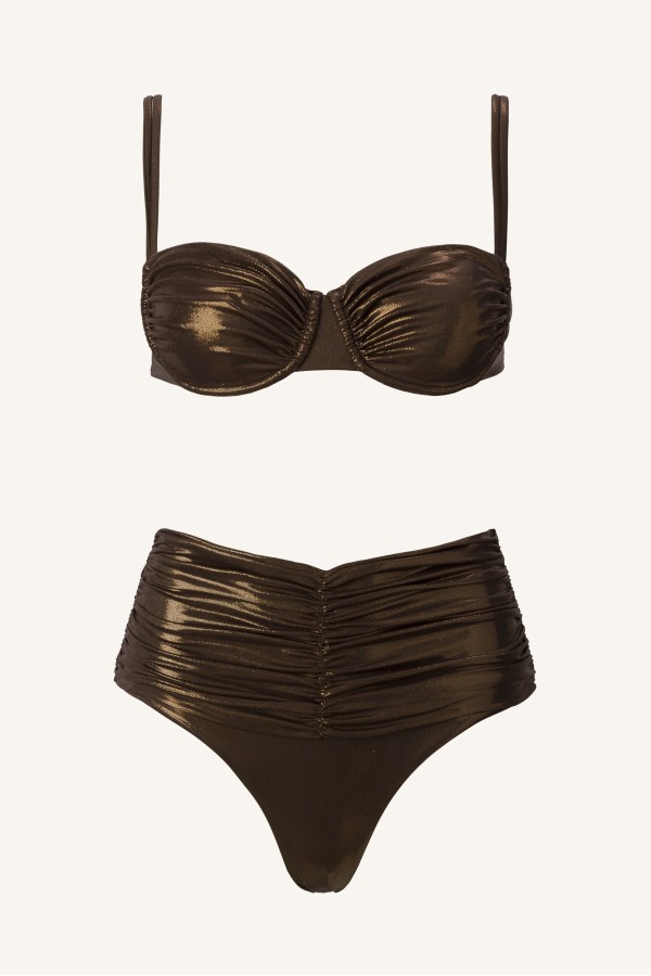 Iris Brown Shimmer Bikini