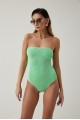 Strapless Mint One Piece