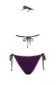 Rhea Plum Purple Side-Ties Bikini