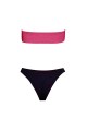 Pink Color Block Top & Bottom Set