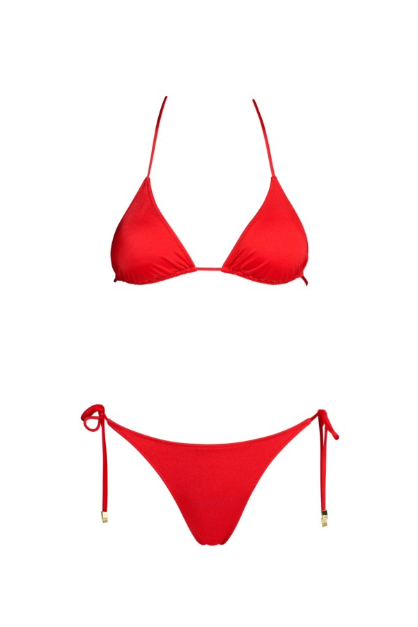 Kylie Red Carmine Bikini Set