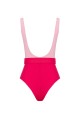 Costum De Baie Scarlet Pink Color-Block